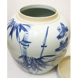 Wazon Ceramiczny Dzban z pokrywką Ręcznie malowany